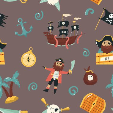 Korsan karakterli kusursuz desen