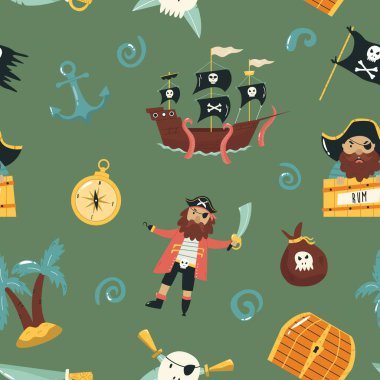 Korsan elemanları ile Seamless Modeli