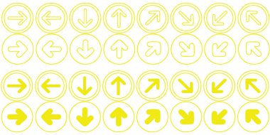 el işaretleyici simgeleri kümesi