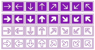 oklar vektör çizim