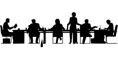 İş ekibi toplantıda.