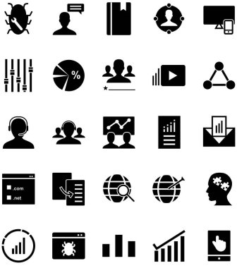 İş simgeler kümesi, basit tarzı