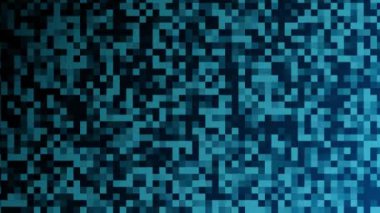 pixelated animasyon arkaplan mavi ve siyah