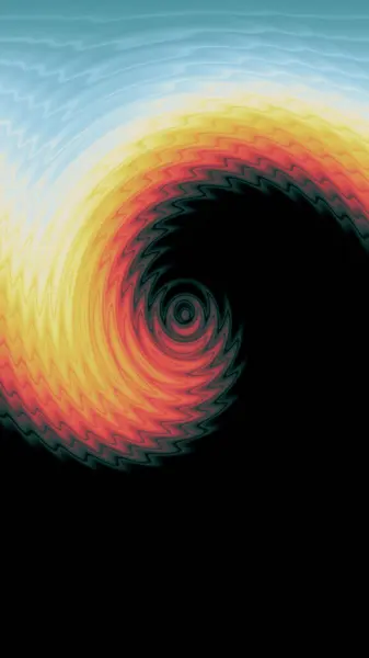 soyut su dalgalanması dokusu gradyan arka plan siyah turuncu ve mavi moda estetik duvar kağıdı tasarımı