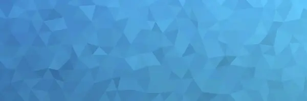Parlak mavi gradyan çokgen arkaplan panoramik düşük poli desenli duvar kağıdı