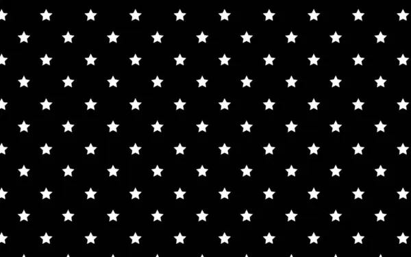 Siyah bir zemin üzerinde beyaz, pürüzsüz yıldız deseni
