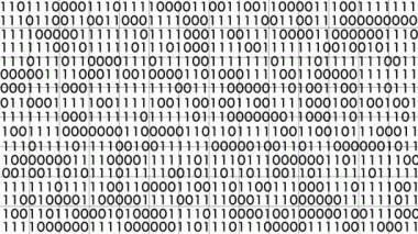 beyaz ve siyah ikili kod canlandırılmış arkaplan