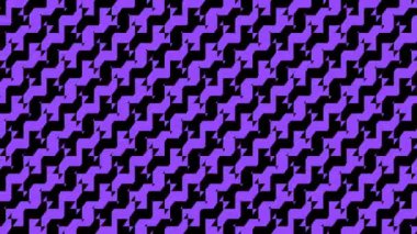  mor ve siyah pürüzsüz döngüler tekrarlayan model arkaplan canlandırması