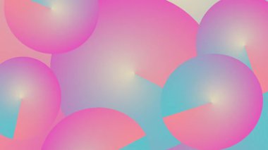 Renkli parlak animasyon şekilleri hareket arkaplanı, asgari soyut gradyan arkaplan şekilleri