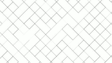 Asgari beyaz geometrik kablo animasyonu arka plan soyut ızgara canlandırılmış arkaplan canlandırması