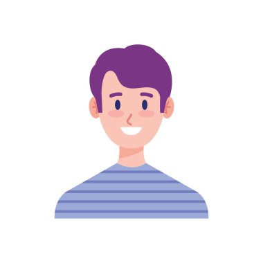 Avatar Adam vektör illüstrasyonu