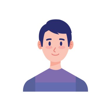 Avatar Adam vektör illüstrasyonu