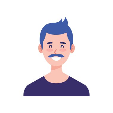 Avatar Adam vektör illüstrasyonu