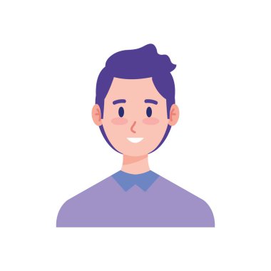 Avatar Adam vektör illüstrasyonu