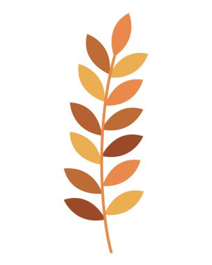 Sonbahar yaprakları, Orman tasarım elementleri Vektör görüntüleme