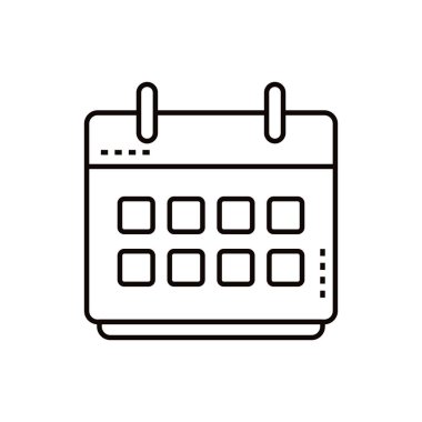 Basit Takvim Simgesi Vektör ResmiComment