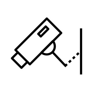 Minimalist CCTV Sembol Çevrimiçi Koruma