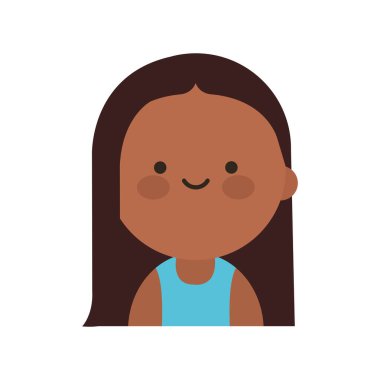 Düz stil ile Şirin Kadın Karakteri Çizimi