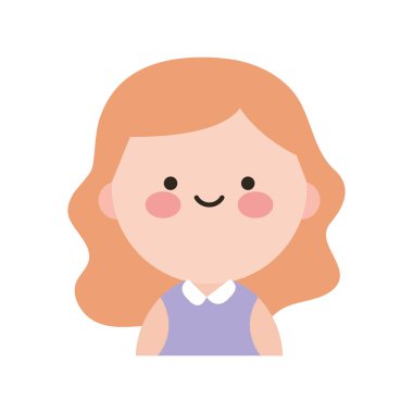 Düz stil ile Şirin Kadın Karakteri Çizimi