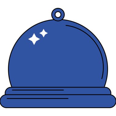 Gıda Tepsisi Retro Y2k Simgesi İzole edildi