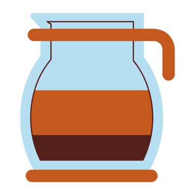 Mutfak Dekorasyonu İçin Minimalist Kahve Kavanozu Simgesi