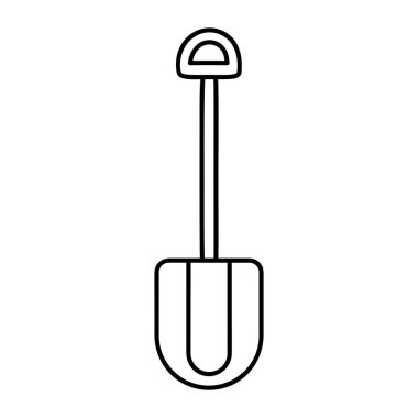 Bahçe ve İnşaat Kullanımı için Düz Biçim Kürek Simgesi