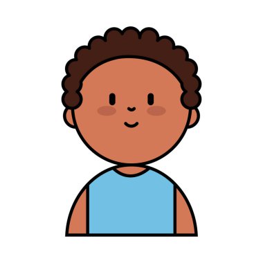 Mutlu Bir Erkek Karakterin Vektör Çizgisi Sanatı