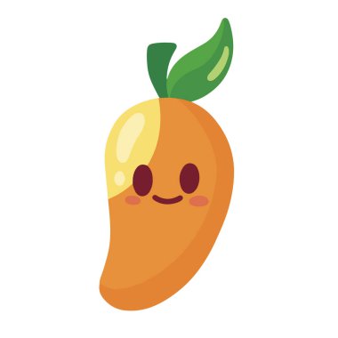 Yaratıcı Tasarımlar için Sulu Mango Meyve Vektörü Paketi