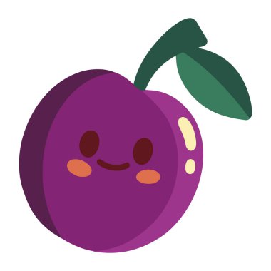 Yabanmersini Meyvesinin Basit Düz Tasarım Vektör Elementleri