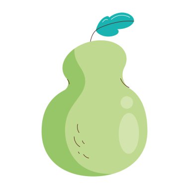 Çocuklar için şirin ve neşeli armut tasarımı