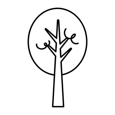 Orman Manzaraları İçin Minimalist Yeşil Çam Ağacı Vektörü