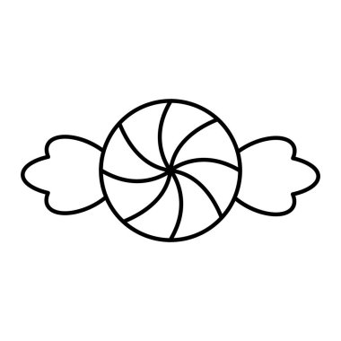 Modern Düz Sanat Tasarımında Minimalist Naneli Şeker