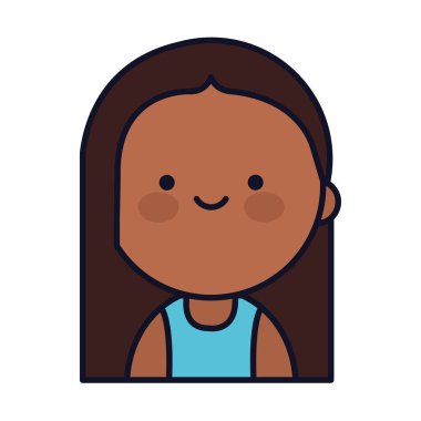 Düz stil ile Şirin Kadın Karakteri Çizimi