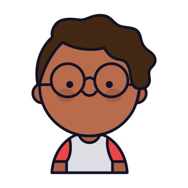 Mutlu Bir Çocuğun Sevimli Çizgi Filmi