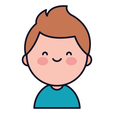 Mutlu Bir Çocuğun Sevimli Çizgi Filmi