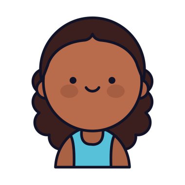 Düz stil ile Şirin Kadın Karakteri Çizimi