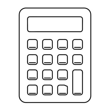 Dijital Hesaplamanın Asgari Vektör İllüstrasyonu
