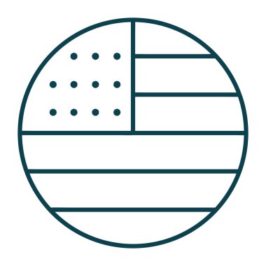 Asgari Amerikan Bayrak Yakalı Pin Simgesi ResimleriComment