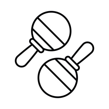 Geleneksel Latin Müzik Maracas Kolombiya Renkleri