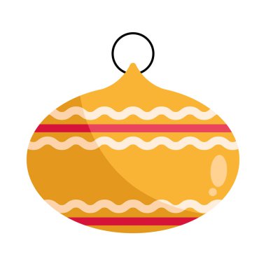 Renkli dekoratif Noel mücevher vektörü seti