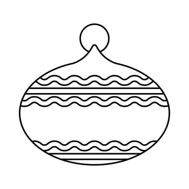 Renkli dekoratif Noel mücevher vektörü seti