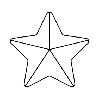 Düz Biçimli Bayram Yıldızı Simgesi