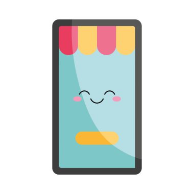 Parlak Dokunmatik Ekran Mobil Aygıt Resimlendirme Şablonu