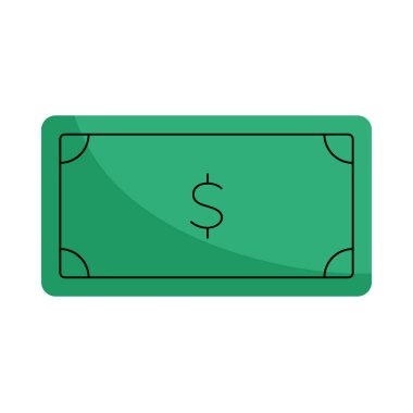 Gerçekçi ve Düz Stil Para İllüstrasyon Kümesi