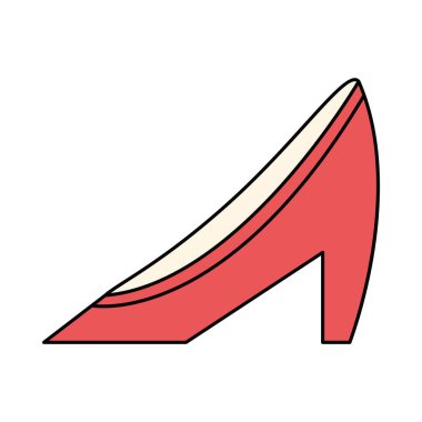Zarif Yüksek Topuklar Moda İllüstrasyonu
