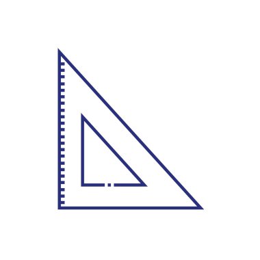 Okul için Ölçüm Aracının Vektör İllüstrasyonu