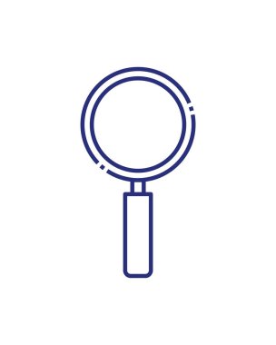 Araştırma için Büyütme Merceğinin Çizgi Vektörü ResmiComment