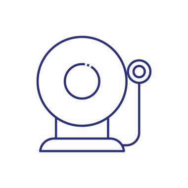 Yüksek Sesli Çalan Okul Çanı Bildirimi Simgesi