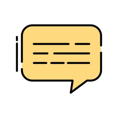 Dijital İletişim için Sohbet ve Mesajlaşma Simgesi