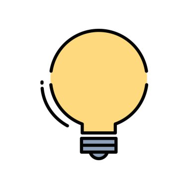 Parlak Fikir Simgesi Yenilik ve Yaratıcılığı Temsil Ediyor